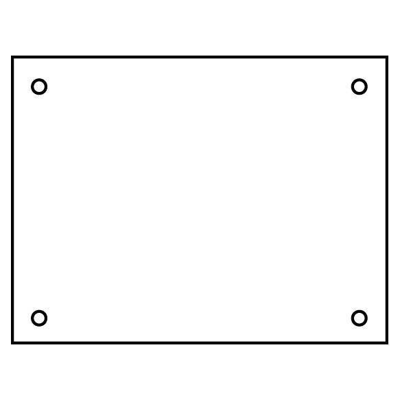 Holes/Grommets All Four Corners